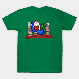 Santa loves to read T-Shirt